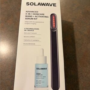 Renew Complex 4-in-1 Skincare Wand & Serum Kit - Black